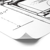 1939 Selmer Paris Balanced Action Saxophone Poster (Hoek)