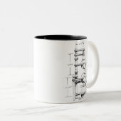 1939 Selmer Paris gebalanceerde Action Saxophone Tweekleurige Koffiemok (Voorkant rechts)