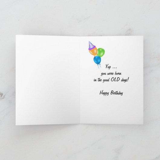 1939 Verjaardag Leuke Feiten Kaart (Binnen)