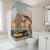 1939 Verpakking Super 8 Douchegordijn (In situ)