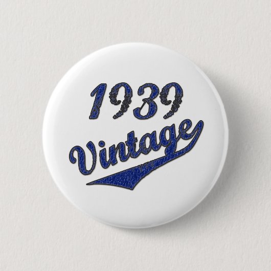 1939 Vintage Ronde Button 5,7 Cm (Voorkant)