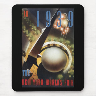 1939 World's Fair New York City Mousepad Muismat