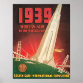 1939 World's Fair San Francisco Bay Poster (Voorkant)