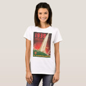 1939 World's Fair San Francisco Travel Poster T-shirt (Voorkant volledig)