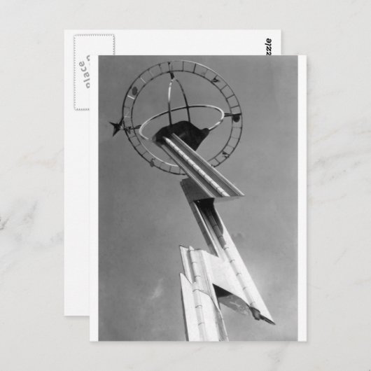 1939 World's Fair Tower New York Briefkaart (Voorkant / Achterkant)