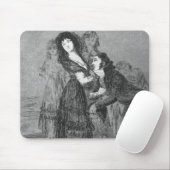 193-0082127 Welke van hen is meer overwonnen?, bor Muismat (Met muis)