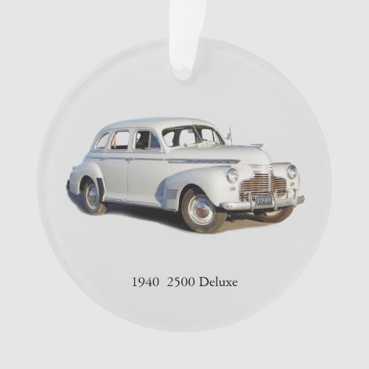 1940 2500 Deluxe-acrylsiermiddel Ornament (voorkant)