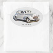 1940 2500 Schrappingssticker Ovale Sticker (Tas)