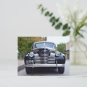 1940 Black Sedan met twee poorten Briefkaart (Staand voorkant)