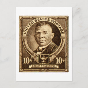 1940 Booker T. Washington Stamp Briefkaart