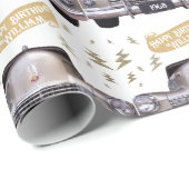 1940 Cadillac Verjaardag Milestone gepersonaliseer Cadeaupapier (Rol Hoek)