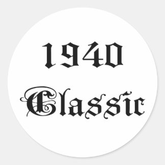 1940 Classic Ronde Sticker