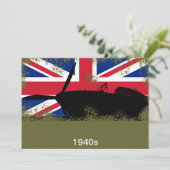 1940 Dance/Party nodigt uit Kaart (Staand voorkant)