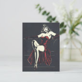 1940 Femme Fatale Briefkaart (Staand voorkant)