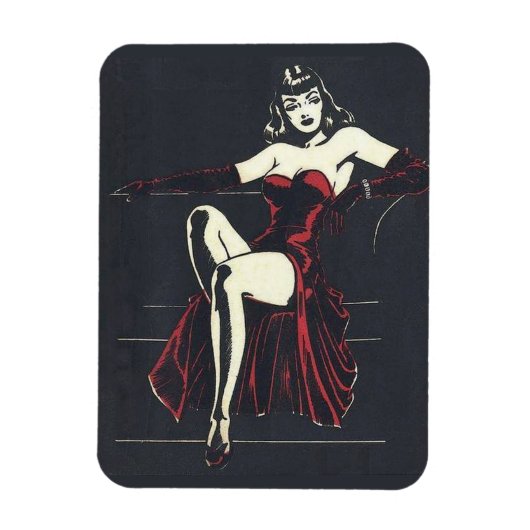 1940 Femme Fatale Magneet (Verticaal)