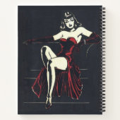 1940 Femme Fatale Notitieboek (Achterkant)