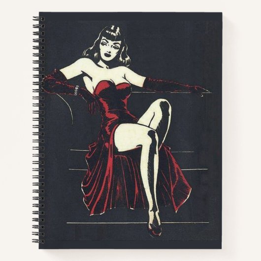 1940 Femme Fatale Notitieboek (Voorkant)