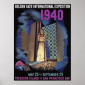1940 Golden Gate International Exposition Poster (Voorkant)