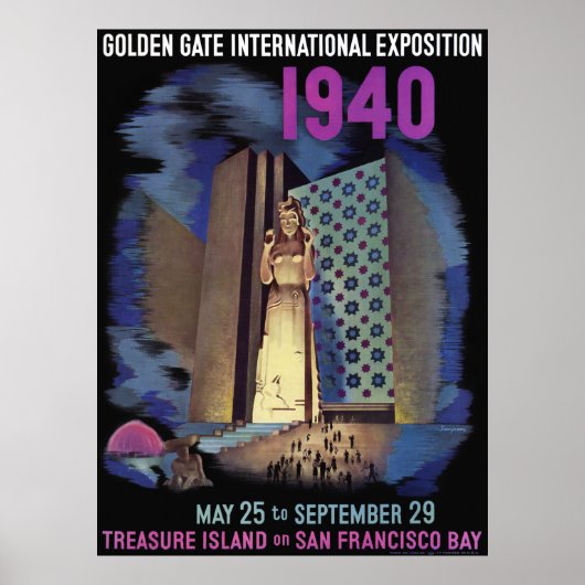 1940 Golden Gate International Exposition Poster (Voorkant)
