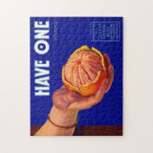 1940 heeft één oranje krattenlabel legpuzzel (Verticaal)