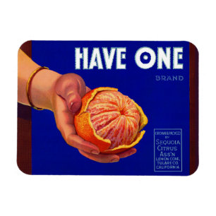1940 heeft één oranje krattenlabel magneet