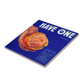 1940 heeft één oranje krattenlabel tegeltje (Zijkant)