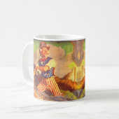 1940 heldhaftige oom Sam rolt zijn sleeve op Koffiemok (Voorkant links)