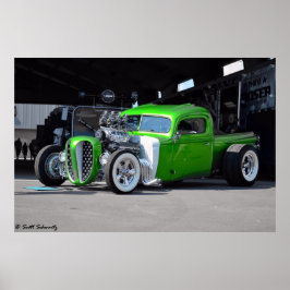 1940 Hot-Rod Pickup Poster