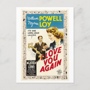 1940: I Love You Again Briefkaart