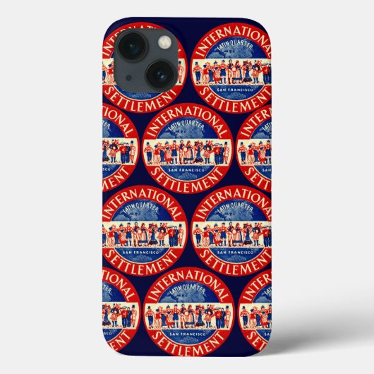 1940 Internationale nederzetting San Francisco Case-Mate iPhone Case (Achterkant)