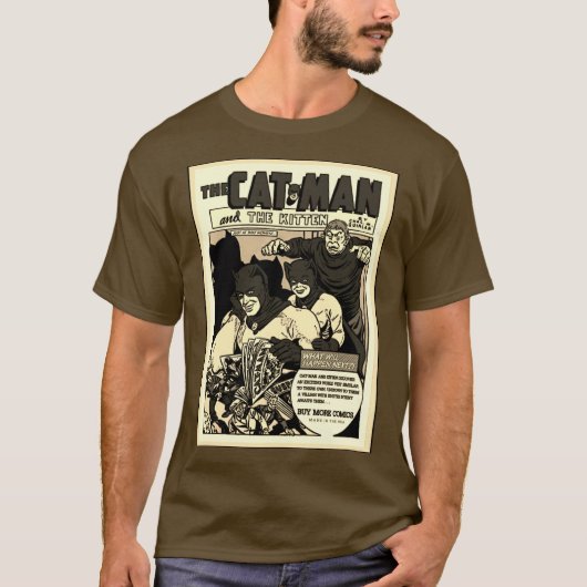 1940 is het Man van de kat en de keuken van de T-s T-shirt (Voorkant)