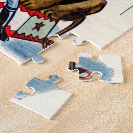 1940 leeuwentemmer en leeuw legpuzzel (Zijkant)