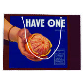 1940 met één oranje kratelafdruk groot cadeauzakje (Achterkant)