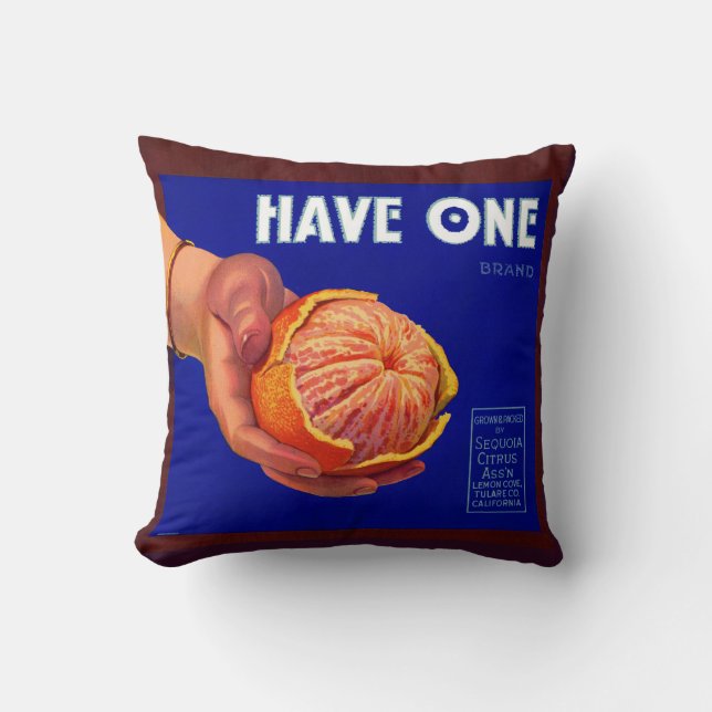 1940 met één oranje kratelafdruk kussen (Voorkant)