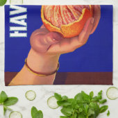 1940 met één oranje kratelafdruk theedoek (Gevouwen)