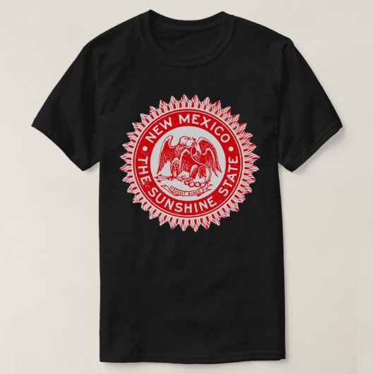 1940 New Mexico - De zonneschijnstaat T-shirt (Design voorkant)