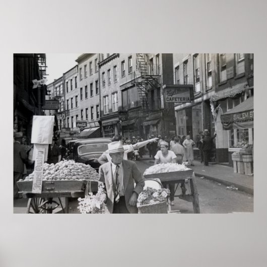 1940 North End, Boston Poster (Voorkant)