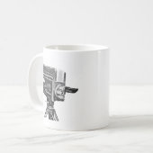 1940 of 1950 Broadcast Studio TV Camera Koffiemok (Voorkant links)