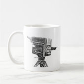 1940 of 1950 Broadcast Studio TV Camera Koffiemok (Links)
