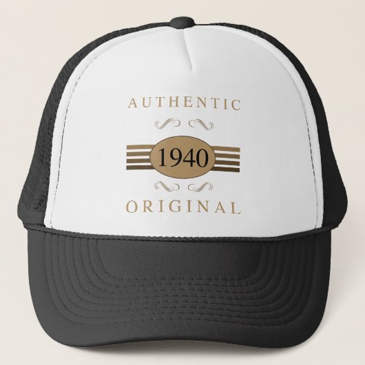 1940 Originele 80ste verjaardag Trucker Pet (Voorkant)