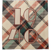 1940 Plaid Douchegordijn (Voorkant)