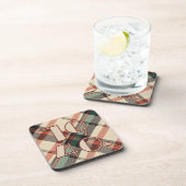 1940 Plaid Pillow Bier Onderzetter (Rechterzijde)