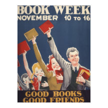 1940 Poster van de boekweek van kinderen