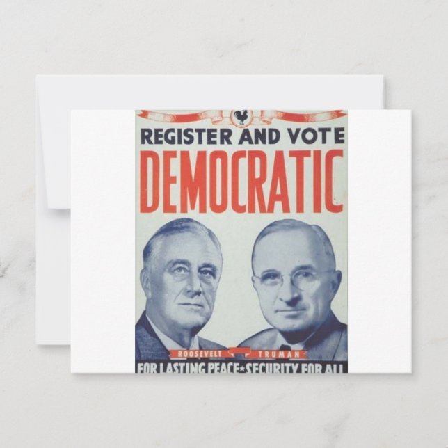 1940 Roosevelt - Truman (Voorkant)