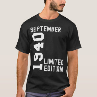 1940 September Happy Birthday Party T-shirt