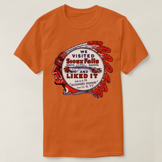 1940 Sioux Herfsten Zuid-Dakota T-shirt (Design voorkant)