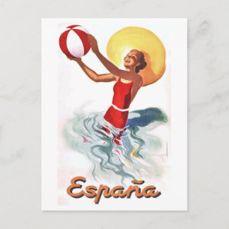 1940 Spaans reisaffiche Briefkaart