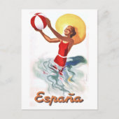 1940 Spaans reisaffiche Briefkaart (Voorkant)