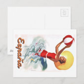 1940 Spaans reisaffiche Briefkaart (Voorkant / Achterkant)