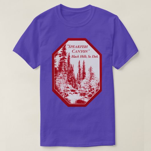 1940 Spearfish Canyon - Zuid-Dakota T-shirt (Design voorkant)
